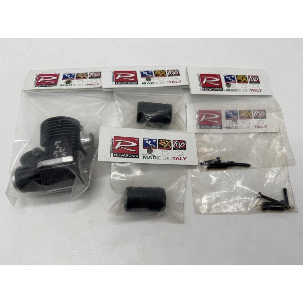 NOVAROSSI 35PLUS21 HIGH PERFORMANCE NITRO RC ENGINE LIMITED EDITION NOS Couplers